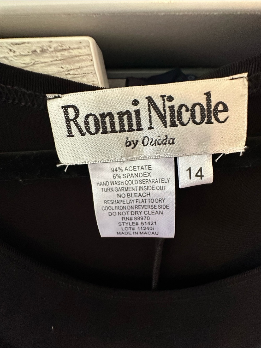 🖤 Ronni Nicole by Ovida Black Sleeveless Maxi Dress Size 14 - Picture 3 of 7